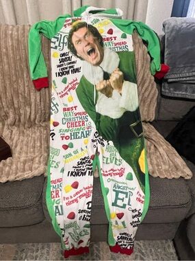 Elf Character Kids Plush Sleep Onsie Pajamas